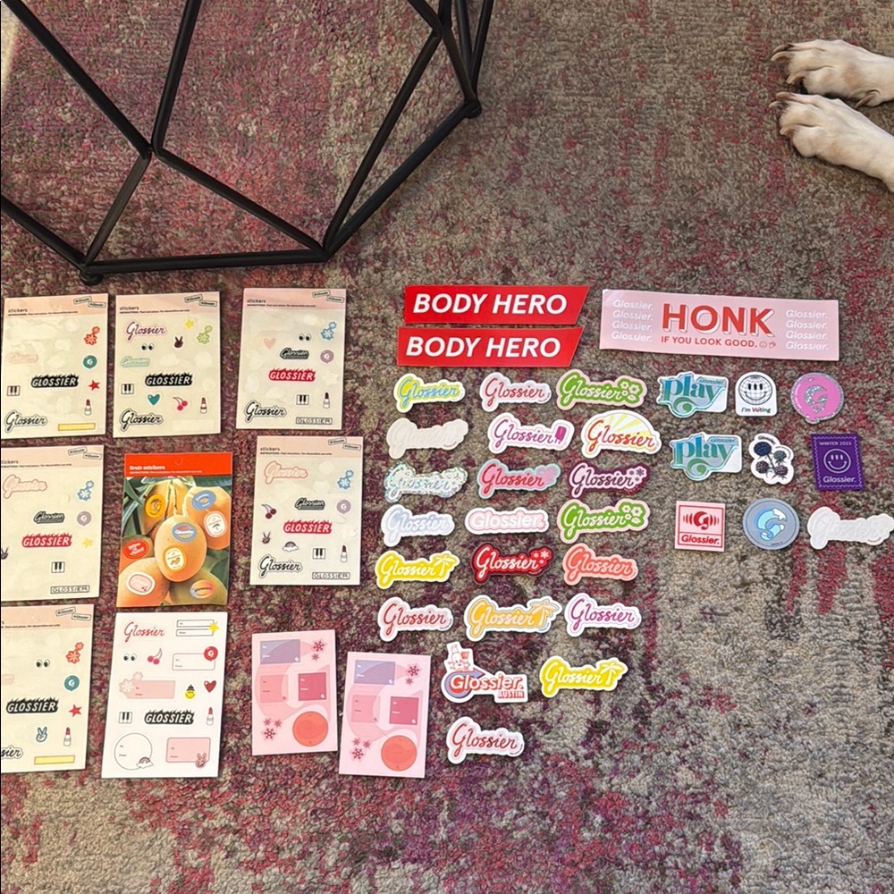 Glossier Sitckers